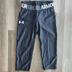 Under Armour Black Athletic Leggings Performance Fit